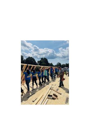 Habitat partner families are required to put in sweat equity, meaning they have to help build homes for others as part of the program. SUBMITTED PHOTO