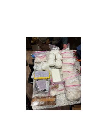 Law enforcement seized 32 kilograms of methamphetamine, four pounds of fentanyl, numerous diverted pharmaceutical opioids and multiple firearms during Operation Silent Hand this week. SUBMITTED PHOTO