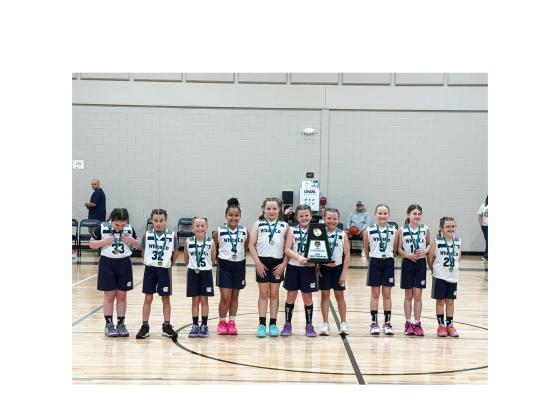 Members of the White County 8U team, top photo, show off the hardware after winning the Class C state title last Saturday in Cleveland. The team members are, from left, Ellie Jane Miller, Collins Coker, Breckan Milligan, Leilah Brown, Averie Morgan, Kamryn Pressley, Warryn Giles, Charli Vandiver, Madison Worley and Lily Thomas.