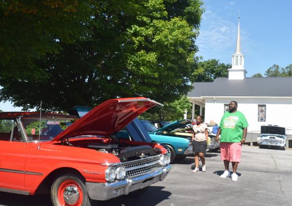 Classic cars of every make and model were parked on display at Zion Interdenominational Church last Saturday.
