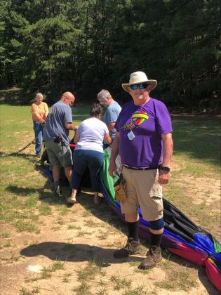 Balloon pilot Steve Stokoe's race was cut short after he ran out of fuel Friday morning. SUBMITTED PHOTO