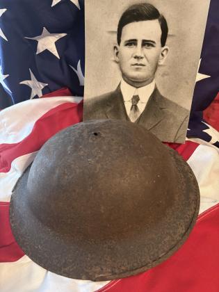 Our family is filled with veterans who answered the call for patriotic duty. Pam’s grandfather, George Washington Shirah Jr., fought in Europe during World War I. His “doughboy” helmet is among our family’s heirlooms. (Photo by Dink NeSmith)