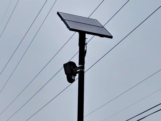 This is one of six Flock cameras used to read license plates in White County. DENISE ETHERIDGE/WCN