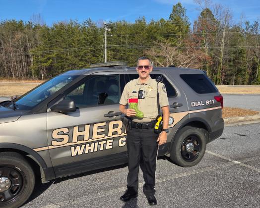 White County Sheriff's Office Deputy Pete Dorsey stands in front of his patrol vehicle. Dorsey is beginning his 10th year as a school resource officer, serving students by promoting safety, building trust and creating positive relationships on campus. SUBMITTED PHOTOS