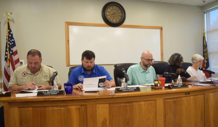 The Cleveland City Council reviews the FY 2027 budget during a meeting last June. FILE PHOTO