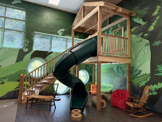 A “Magic Treehouse” is now the hub of the media center at Mt. Yonah Elementary School. SUBMITTED PHOTO 