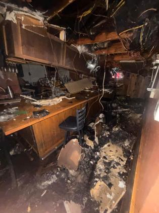 Cowboys and Angels owner, Chris Williams, posted photos of the damage online.