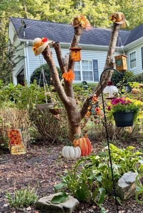 White County resident Thanna Chadwick took this photo of her “Autumn Tree,” the tree in her yard that she enjoys decorating for each season. Slice of Life photos run in black and white on page 4A of the print White County News, and in color on the newspaper’s website.