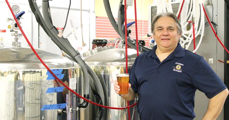 Blair Housely is ready to raise a glass to the upcoming Dahlonega Brewery.