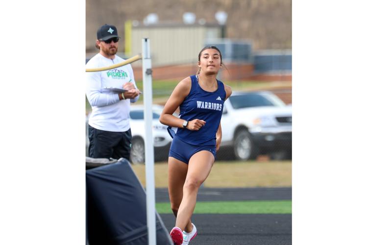 WCHS freshman Ellie Shelnutt won the girl's high jump Tuesday during the region meet . JENNIFER KNIGHT/SPECIAL