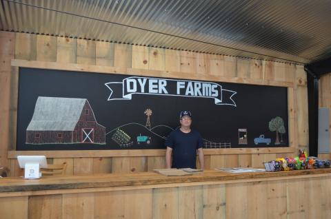 Mike Dyer owns the newly opened Dyer Farms Store in Cleveland. (Photo/Stephanie Hill)