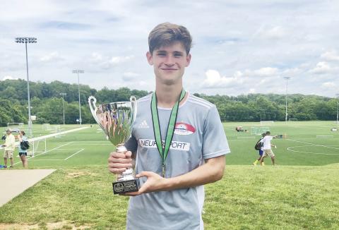 Dino Stavros, son of Jamie and Pete Stavros of Cleveland, and a rising freshman at White County High School, is off to Colorado to compete for the US Club Soccer 2019 National Cup