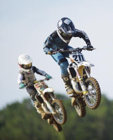 Wyatt Bass finished second in a pair of races at the regional qualifier. (Photo/Katie Bass)