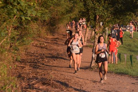 Nealeigh Broadwell was among the top runners for WCHS at the Eye Opener Invitational in South Carolina. (Photo/Mark Turner)