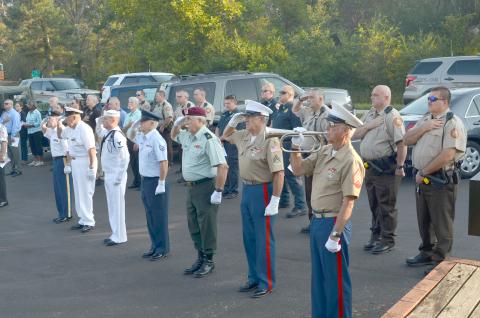 WoodmenLife Chapter 565 in Cleveland hosted its annual memorial observance of the Sept. 11, 2001, terrorist attacks Wednesday morning during a ceremony at Macedonia United Methodist Church. View photos from this event in this week's White County News. (Photo/Wayne Hardy)
