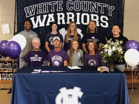 White County High School soccer standout Cassidy Campbell is headed to the next level after recently signing a letter of intent to continue her soccer career at Young Harris College. (Photo/WCHS Soccer)