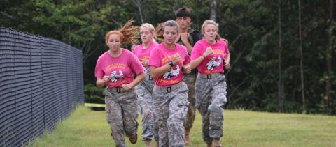 The White County JROTC Raider teams had a big weekend at a pair of national events. The mixed team posted an eighth-place finish at the U. S. Army National Raider Championships. (Photo/WCHS JROTC Program)