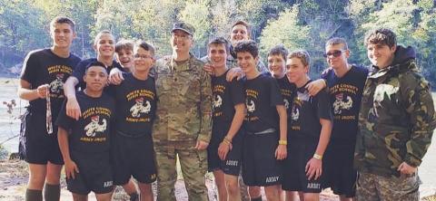 Members of the male team are Jacob Murray, Nathan Maxwell, Luke Bass, Caleb Daniel, Domingo Juan, Jaxon Garrison, Ashton Dove, Tristin Glass, Griffin DeFoor, Gavin Eldridge, Bobby Wolfe, and Lukas Sullivan. (Photo/WCHS Raiders)