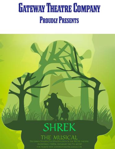 The Gateway Theatre Company will perform Shrek the Musical Dec. 5-7 and Dec. 12-14 at White County High School.