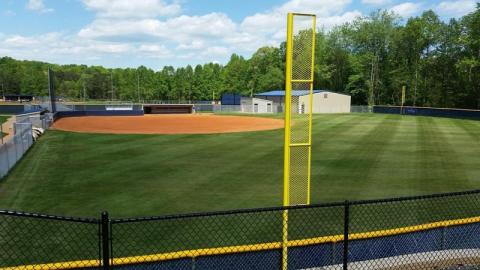 The TMU softball complex, above, along with the baseball complex and soccer venue will be upgraded with lights later this summer. (Photo/TMU Athletics)