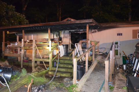 Two people are dead following a residential fire on Sunday morning, Sept. 20. (Submitted photo)