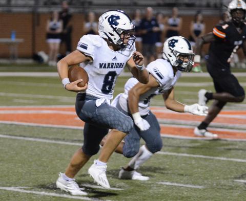 J. Ben Haynes had more than 300 yards of total offense in the win. (Photo/The Hartwell Sun's Grayson Williams)