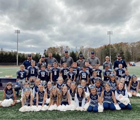 The Warriors' 7U team takes on Chestatee in the MAC championship game Saturday at 11 a.m. at Chestatee High School in Gainesville. Chestatee (7-0) was the regular champion, while the Warriors (6-1) were the runner-up.  (Photos/Courtesy of the White County Recreation Department)