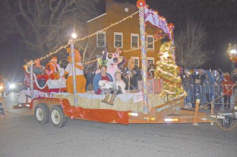 In Cleveland, the Christmas in the Mountains celebration and parade will be Saturday, Dec. 5, from 5-8 p.m., with the parade starting at 7 p.m. (File photo)