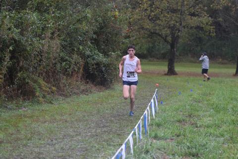 Eamonn O'Bryant was second in the 7-AAA boy's race. (Photos/Mark Turner) 