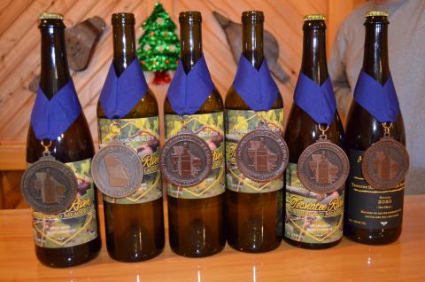 Tesnatee River Winery & Meadery won six awards - a gold, silver and four bronze medals - in a recent competition. (Photo/Stephanie Hill)