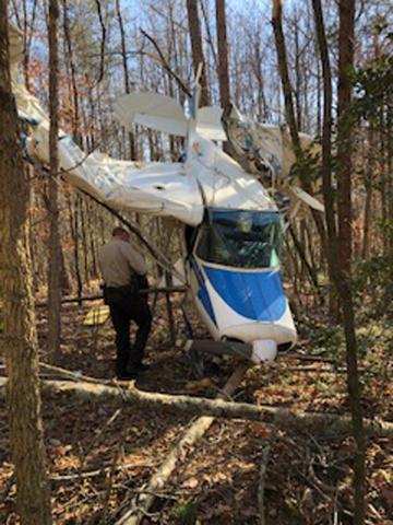 A Sunday, Dec. 27, White County plane crash that resulted in two people being injured is under investigation by the FAA. (Submitted Photo)