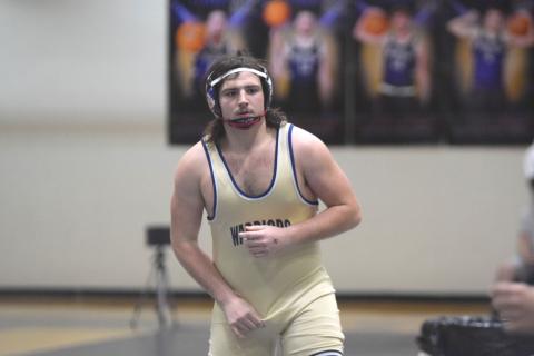 Devin Sullens will take on Gilmer County's Dylan Galloway in the state finals Feb. 11 in Macon. (Photos/Mark Turner)