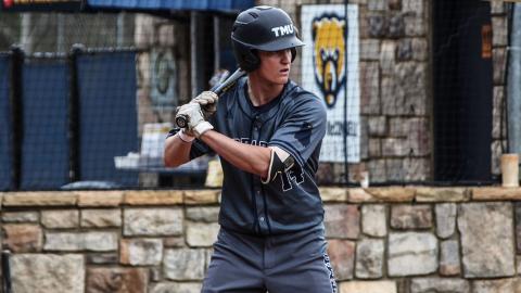 Grant McDonel had two hits in the Bears' opening day win over Toccoa Falls. (Photo/TMU Athletics)