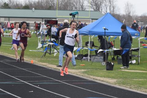 White County's Eamonn O'Bryant won the 800-meter race. (Photos/Mark Turner)