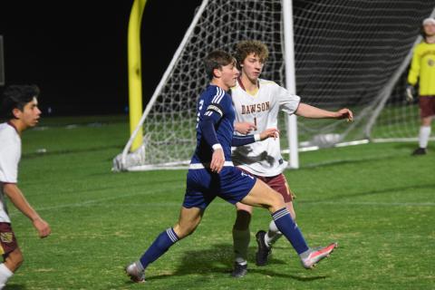 Senior Hayden Gensler has scored a school record 27 goals this season for the Warriors. (Photo/Mark Turner)