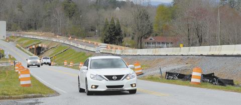 Traffic flow is expected to shift to the newly constructed portion of Hulsey Road next week. (Photo/Stephanie Hill)