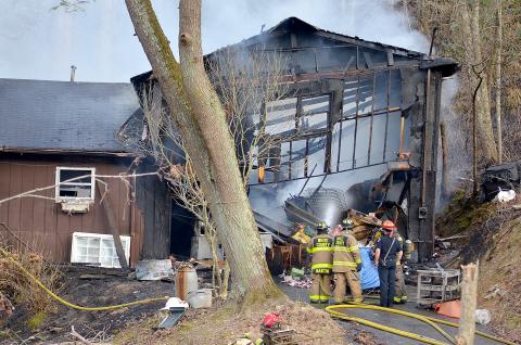 Crews respond to house fire on Helen Highway Thursday afternoon