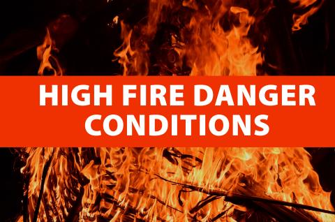 Authorities responded to a report of a fire close to a residence on Thursday, March 4.
