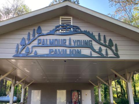 Former Cleveland City Council members John Palmour and Edward Young were honored in the naming of a city park pavilion on Woodman Hall Road. (Photo/Stephanie Hill)