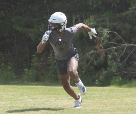 Rising junior Darius Cannon gives the Warriors' a big-play threat on both sides of the ball. Cannon was the Region 7-AAA Athlete of the Year last fall. (Photo/Mark Turner)
