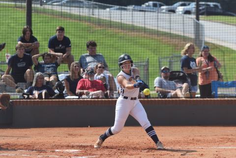 Gabby Whiddon had three hits and scored three runs in the non-region win. (Photos/Mark Turner)