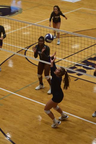 WCHS sophomore Linsey Burke became the first player in school history to pass the 1,000 career assist mark. She had 18 assists Tuesday in the Lady Warriors' two matches. (Photo/Mark Turner)