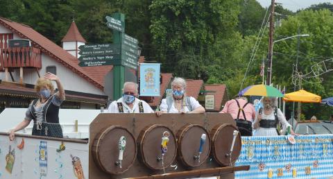 The 2021 Oktoberfest parade is scheduled for Saturday, Sept. 11 at noon in Helen. (File photo from 2020 parade)