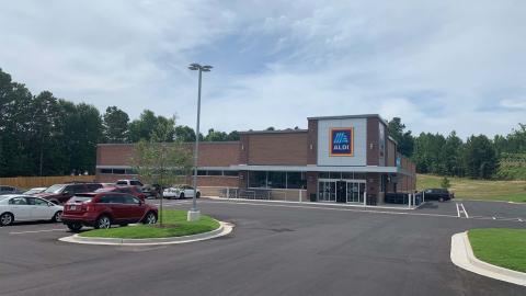 This photo submitted by ALDI representatives to the city of Cleveland shows an example of one of the company’s stores.