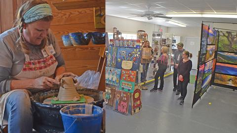 Dozens of artists and their works will be showcased over a two-day event at the Sautee Nacoochee Cultural Center and the Helen Arts and Heritage Center. (File photos)