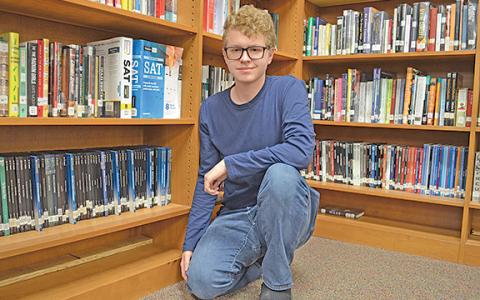 Daniel Ratigan scored the highest in his class on the SAT and is the STAR Student. (Photo/Samantha Sinclair)