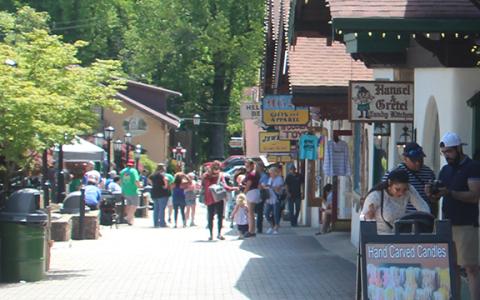 Summer tourism is expected to be strong with people taking day trips to attractions, like the city of Helen. (file photo)