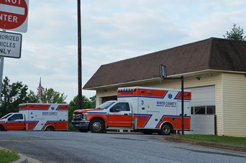 The contract for White County’s advanced life support ambulance service, managed through Northeast Georgia Health System, increased by $250,000 in the new fiscal year. (Photo/Linda Erbele)