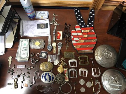 Gold, silver and more recovered by Helen Police Department in connection with recent burglary. (Photo/submitted) 