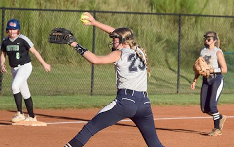 When the White County Middle School softball team, along with the volleyball and football teams, take the field this fall, sixth graders will be allowed to play for the first time. (Photo/Mark Turner)